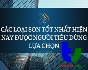 CÁC LOẠI SƠN TỐT NHẤT HIỆN NAY ĐƯỢC NGƯỜI TIÊU DÙNG LỰA CHỌN