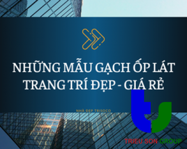 NHỮNG MẪU GẠCH ỐP LÁT TRANG TRÍ ĐẸP - GIÁ RẺ HIỆN NAY